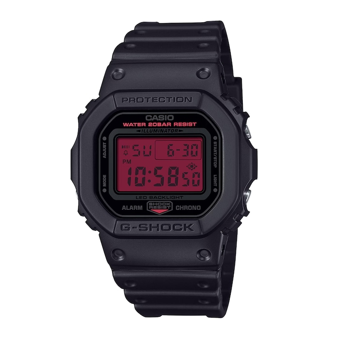 Casio G-SHOCK 5600 Series 49mm X 43mm Mens Watch Red