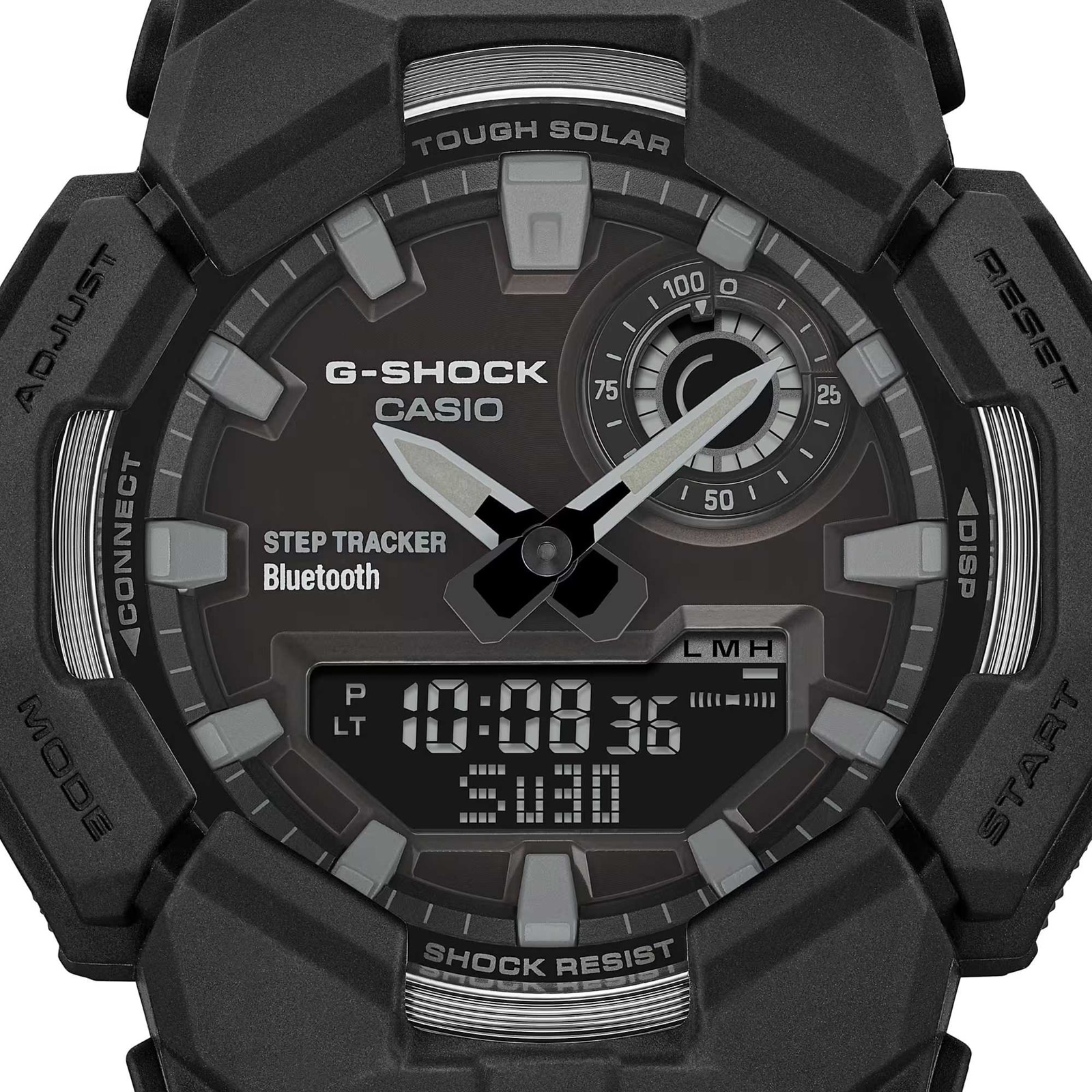 Casio G-Shock Analogue Digital 52mm Mens Watch Black Casio G-Shock Analogue Digital 52mm Mens Watch Black