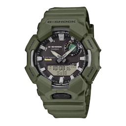 17051020 - G-Shock Analogue Digital 52mm Mens Watch Green Strap