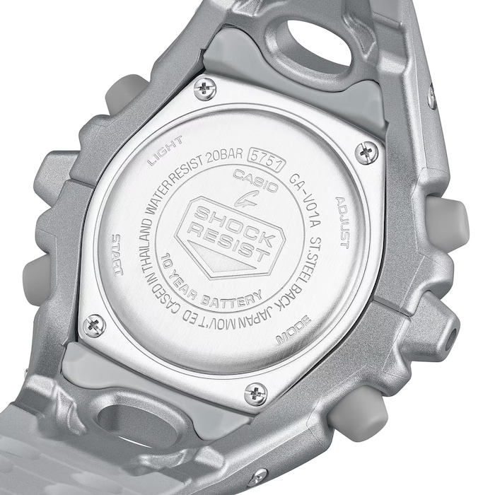 Casio G-SHOCK GA-V01 Series 49mm X 58mm Mens Watch Silver