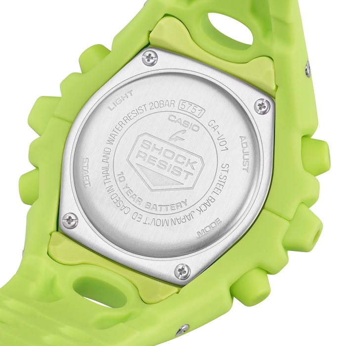 Casio G-SHOCK GA-V01 Series 49mm X 58mm Mens Watch Yellow