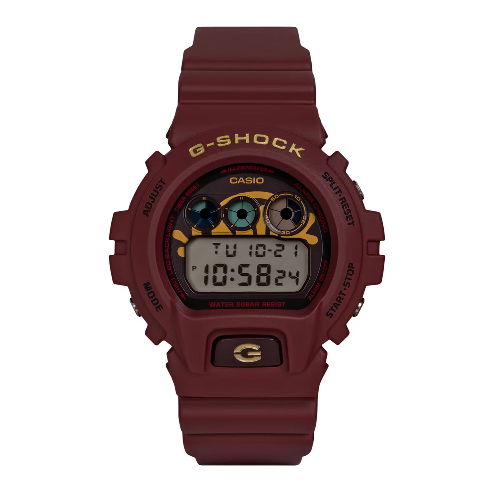 Casio G-Shock Digital 6900 Series 53mm Limited Edition Mens Watch Black
