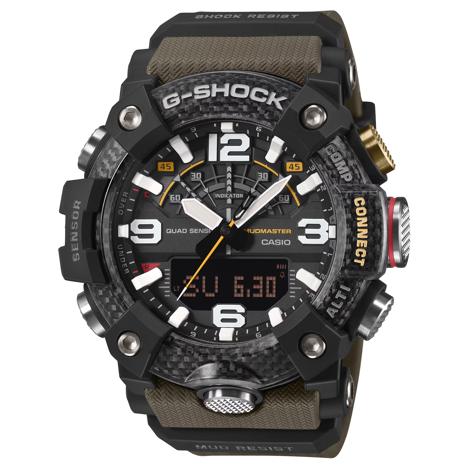 Casio G-SHOCK Mudmaster Master of G Carbon Core Mens Watch 55mm GG