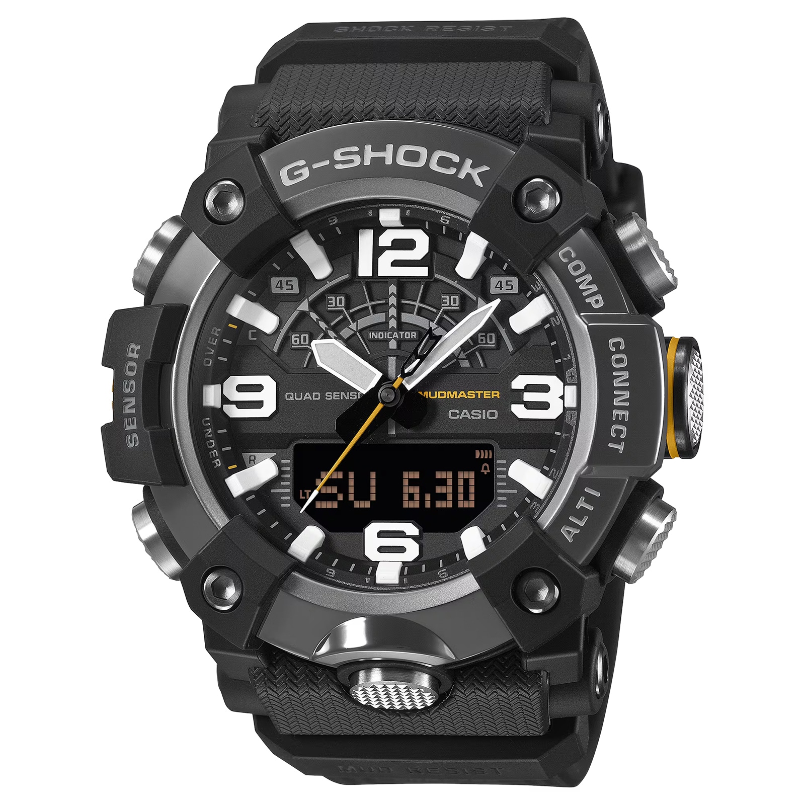 Casio G-SHOCK Mudmaster Metal Bezel Mens Watch Black 55mm