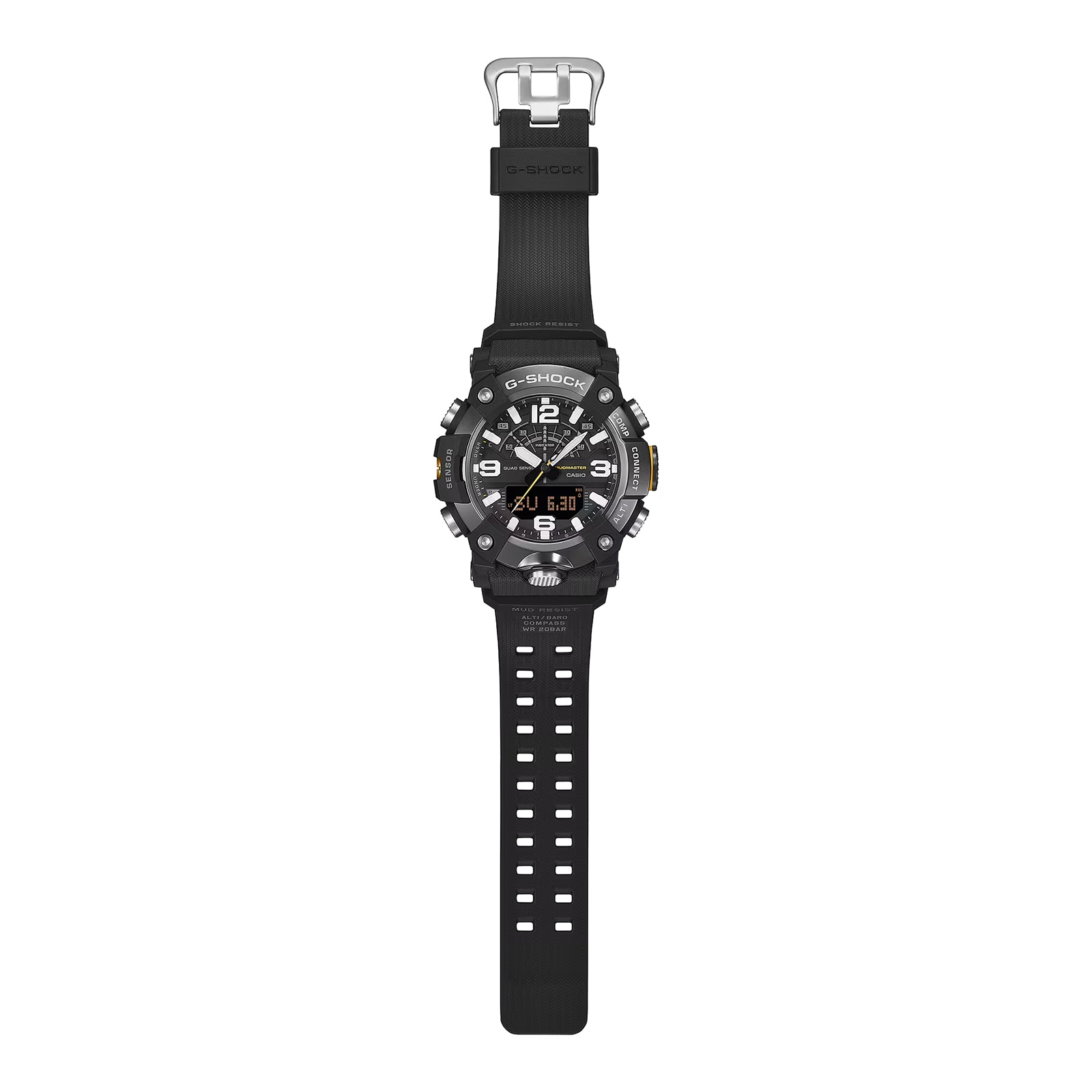 Casio G-SHOCK Mudmaster Metal Bezel Mens Watch Black 55mm