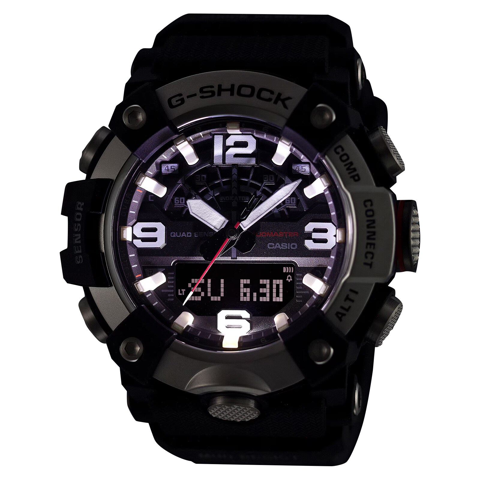 Casio G-SHOCK Mudmaster Metal Bezel Mens Watch Black 55mm
