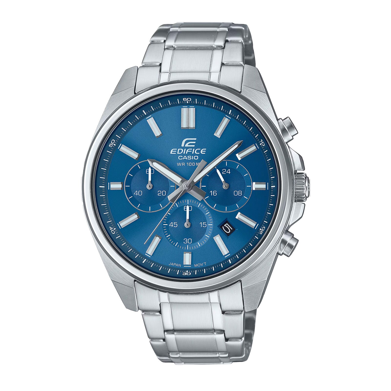 Casio Edifice Blue Chronograph Mens Watch