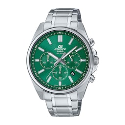 17051040 - Edifice Green Chronograph Mens Watch