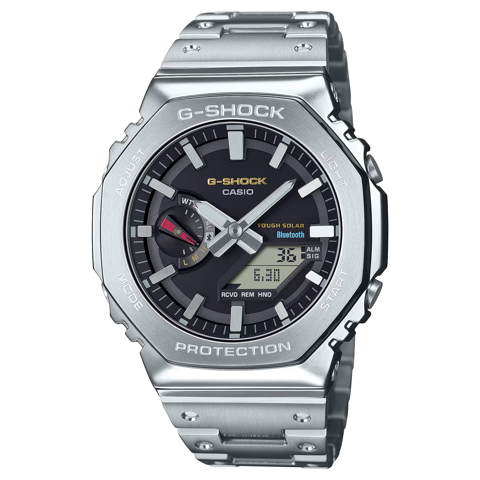 Casio G-SHOCK 2100 Series Full Metal Octagonal Mens Watch 49mm