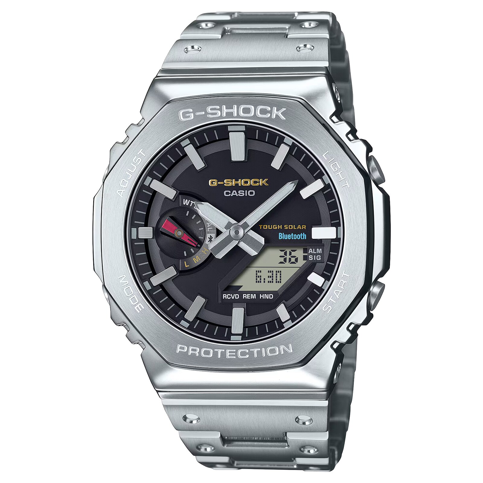 Casio G-SHOCK 2100 Series Full Metal Octagonal Mens Watch 49mm