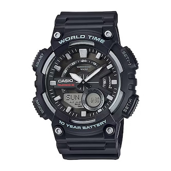 Casio Standard Black Dial AEQ Mens Watch Casio Standard Black Dial AEQ Mens Watch