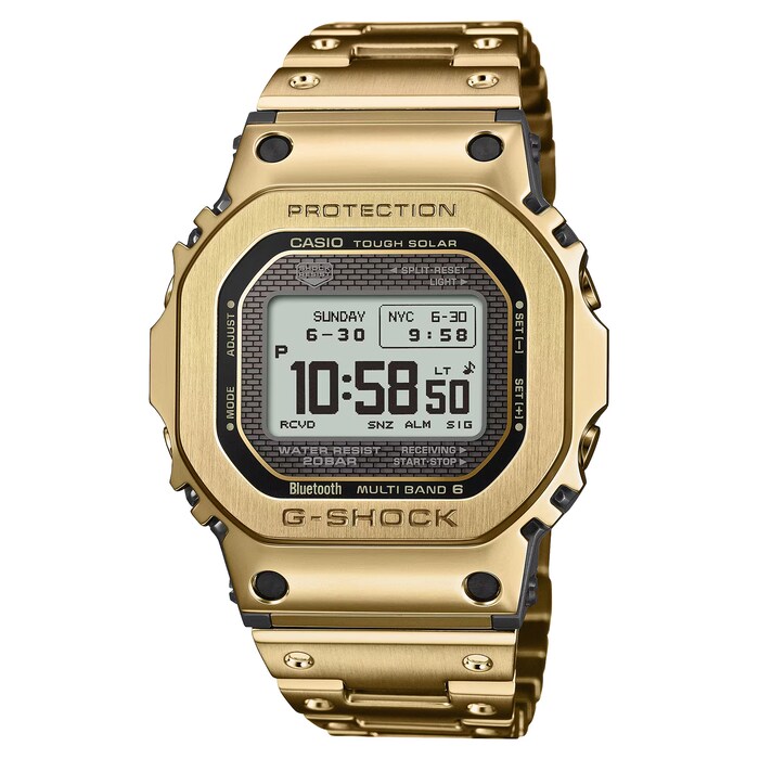 Casio G-SHOCK 5000 Series Full Metal Mens Watch Gold 49mm