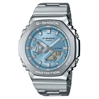 Casio G-SHOCK G-Steel 2100 Series Mens Watch Ice Blue 49mm