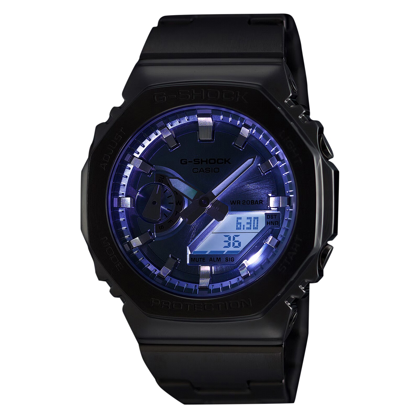 Casio G-SHOCK G-Steel 2100 Series Mens Watch Ice Blue 49mm GM
