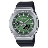 Casio G-SHOCK G-Steel 2100 Series Green Mens Watch Rubber Strap 49mm