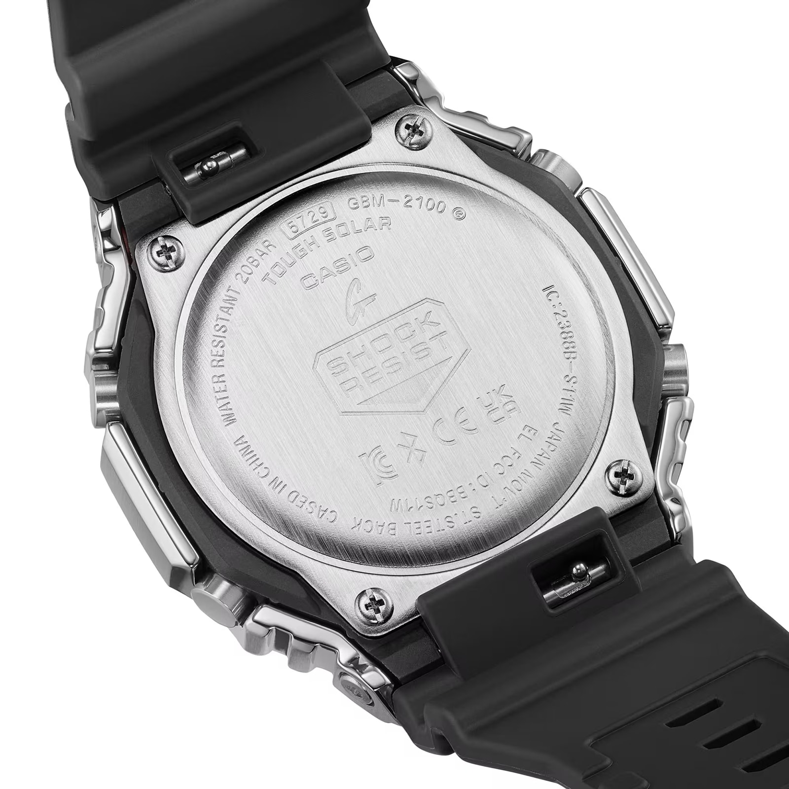 Casio G-SHOCK G-Steel 2100 Series Green Mens Watch Rubber Strap 49mm