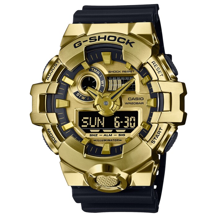 Casio G-SHOCK G-Steel 700 Series Gold-Ion Plated Mens Watch 58mm