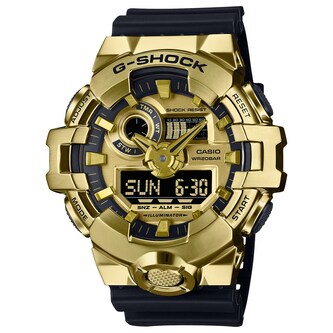 Casio G-SHOCK G-Steel 700 Series Gold-Ion Plated Mens Watch 58mm
