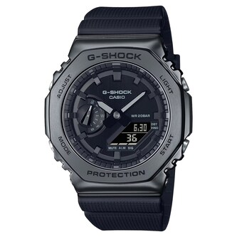 Casio G-SHOCK All Black Metal Cover Series Mens Watch 49mm