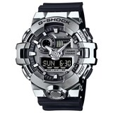 Casio G-SHOCK G-Steel Silver Analog-Digital Quartz Mens Watch 58mm