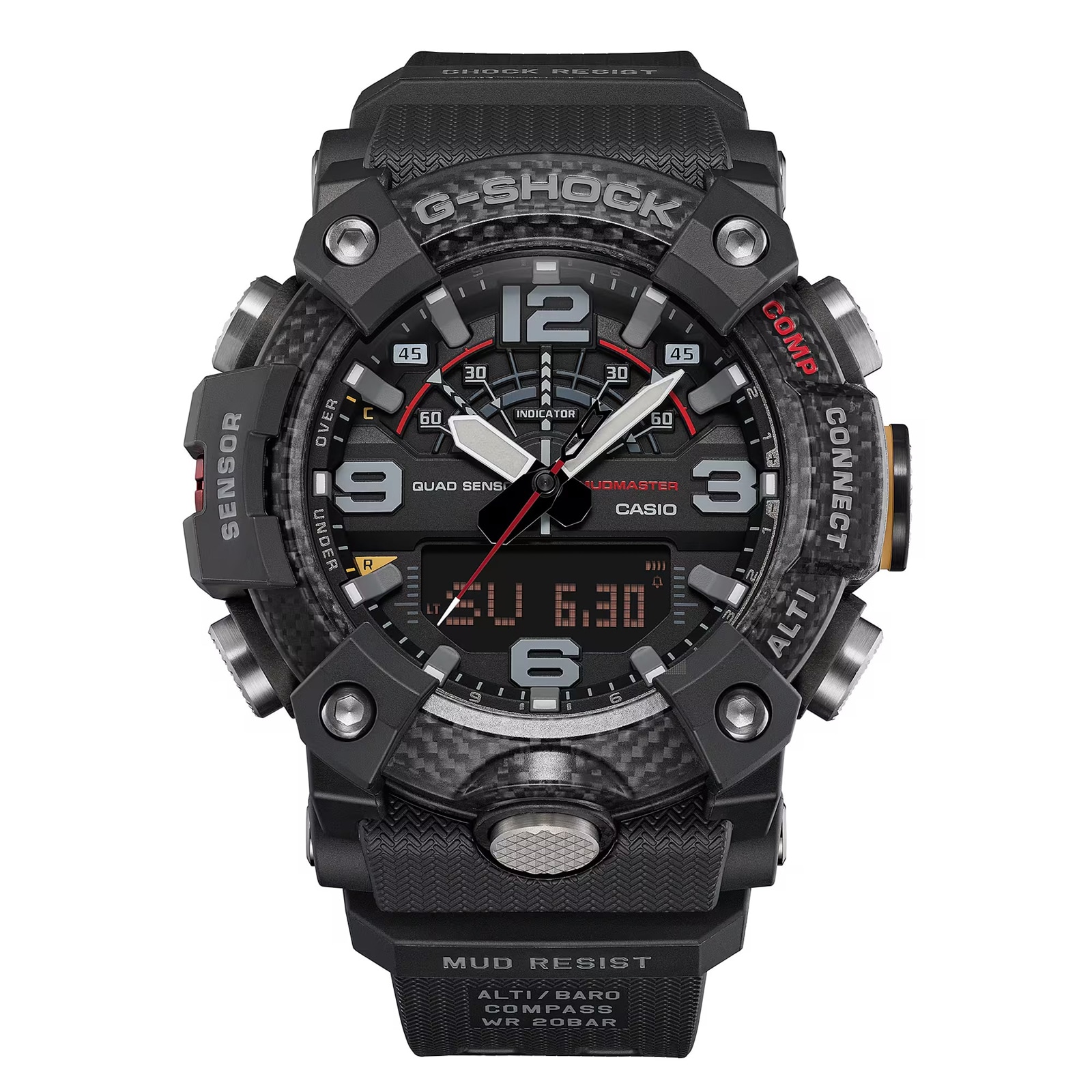 Casio G-SHOCK Master Of G-Land Mudmaster 51.3mm Mens Watch Black