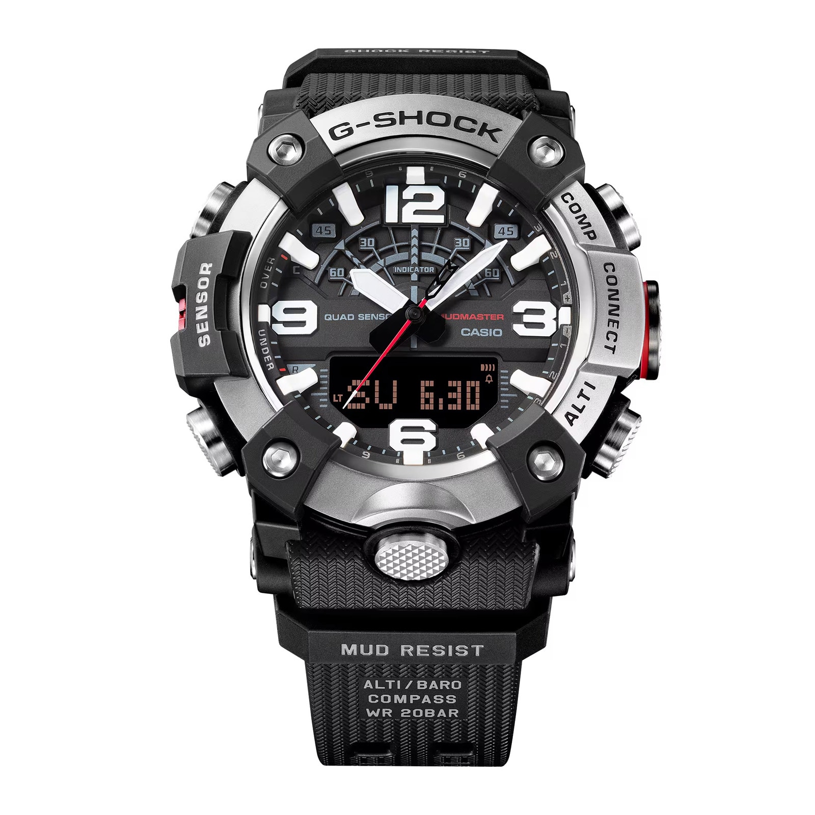 Casio G-SHOCK Master Of G-Land Mudmaster Stainless Steel 51.3mm Mens Watch Black