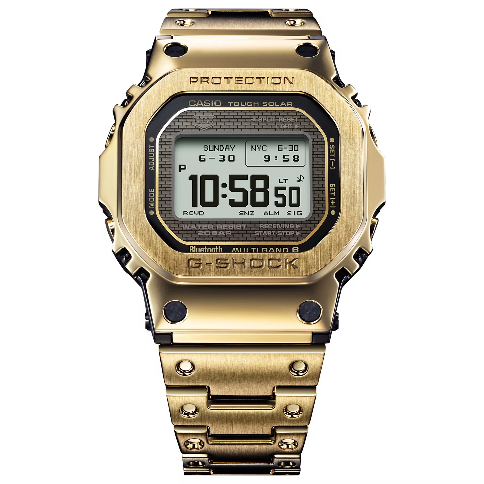 Casio G-SHOCK Full Metal 5000 Series 43.6mm Mens Watch Gold