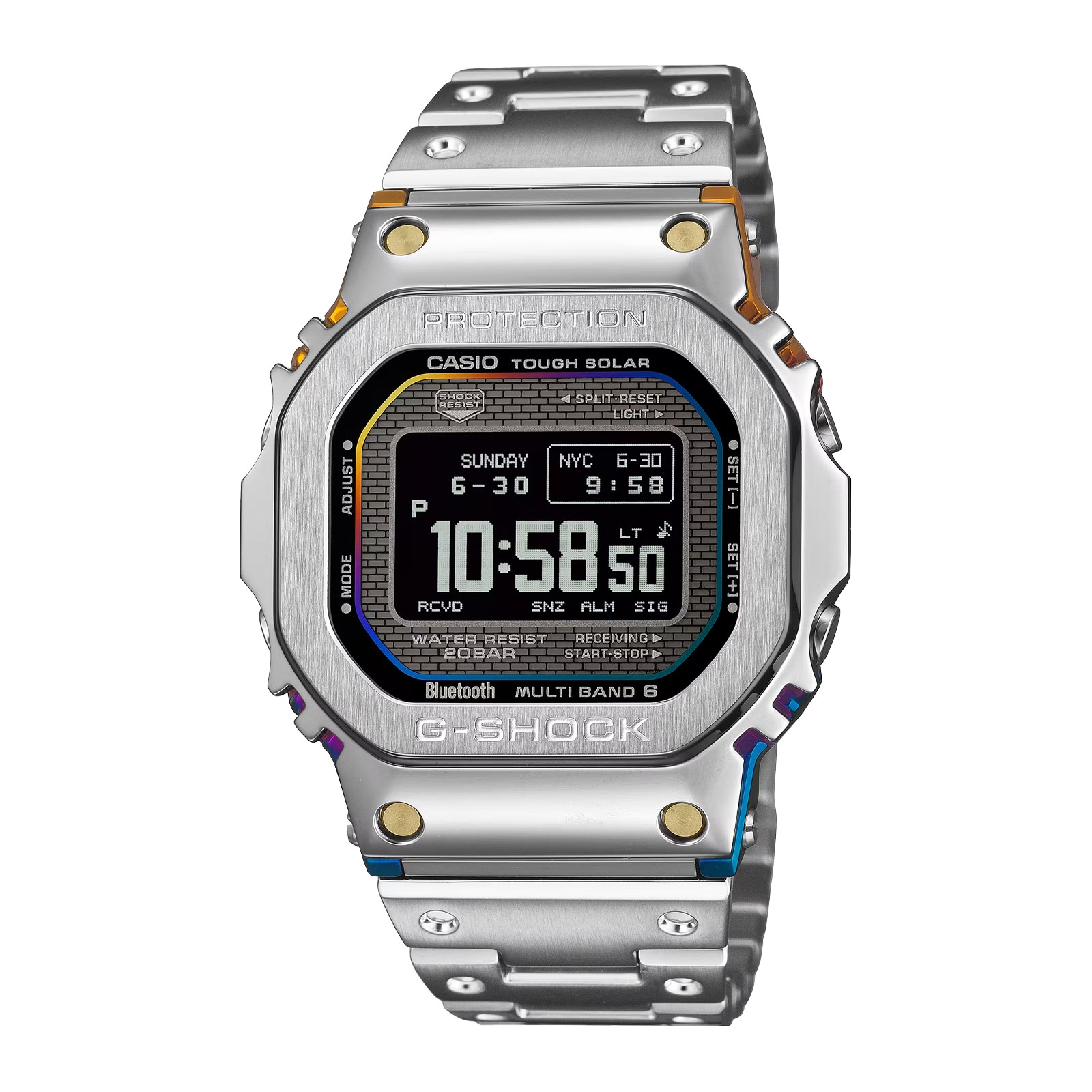 Casio G-Shock Full Metal 5000 Series 49.5mm Limited Edition Mens Watch Silver Casio G-Shock Full Metal 5000 Series 49.5mm Limited Edition Mens Watch Silver