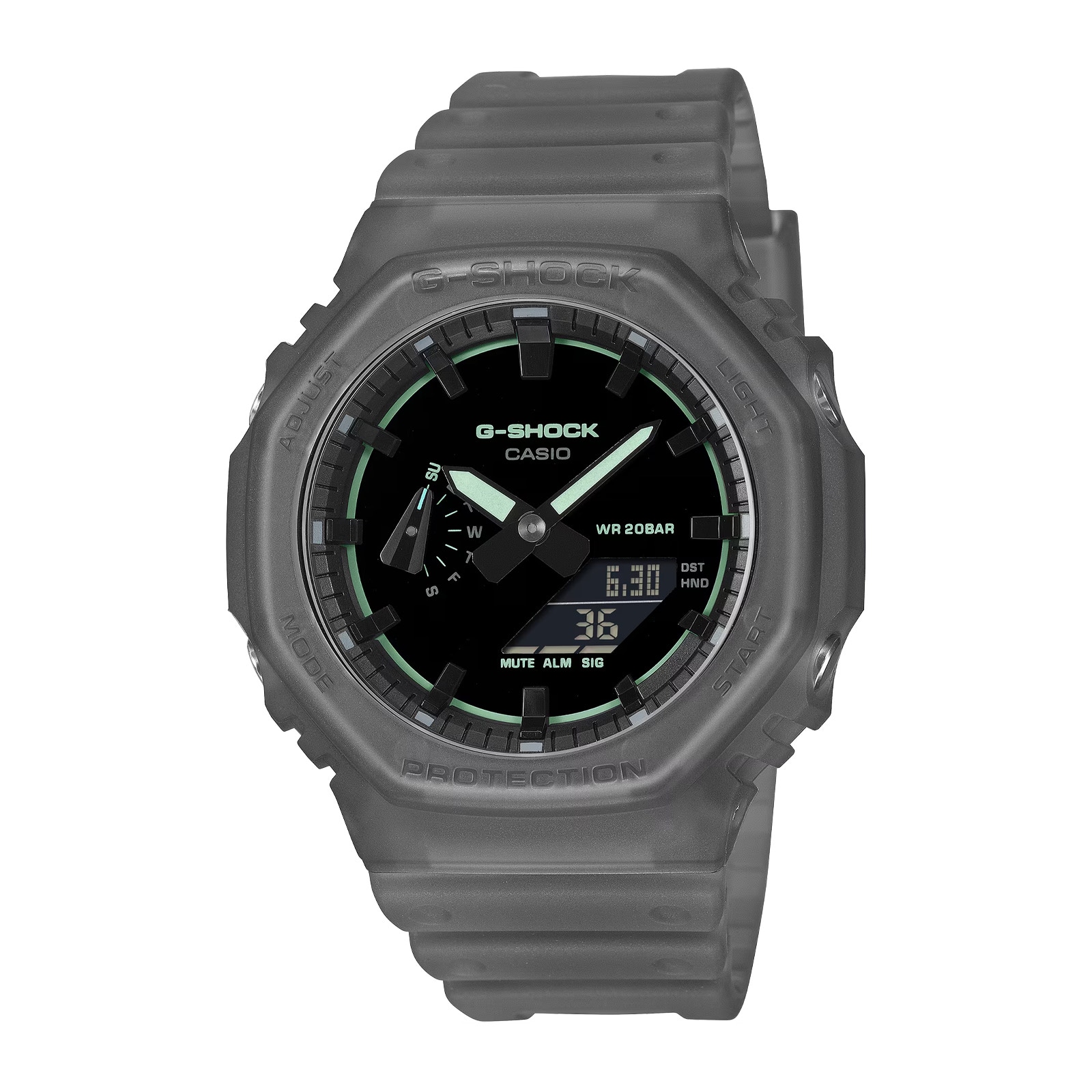 Casio G-SHOCK Analogue Digital GA-2100 Series 45.4mm Mens Watch Black Casio G-SHOCK Analogue Digital GA-2100 Series 45.4mm Mens Watch Black