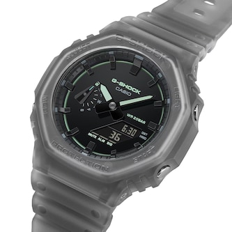 Casio G-SHOCK Analogue Digital GA-2100 Series 45.4mm Mens Watch Black