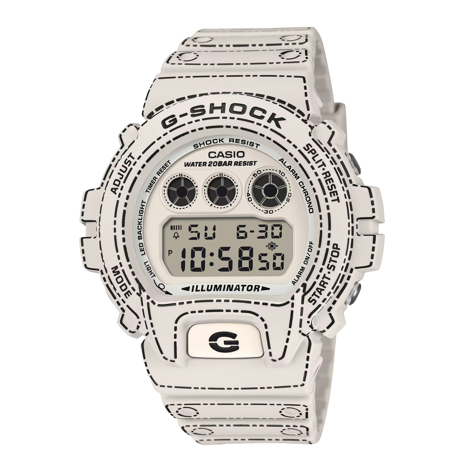 Casio G-SHOCK Origami 50mm Mens Watch White