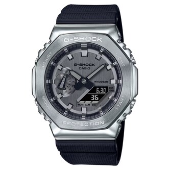 Casio G-SHOCK GM-2100 All Black Metal Cover Series  Mens Watch 49mm
