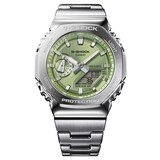 Casio G-SHOCK G-Steel 2100 Series Full Metal Octagonal Mens Watch Green 49mm