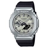 Casio G-SHOCK G-Steel 2100 Series Full Metal Octagonal Mens Watch Silver 49mm