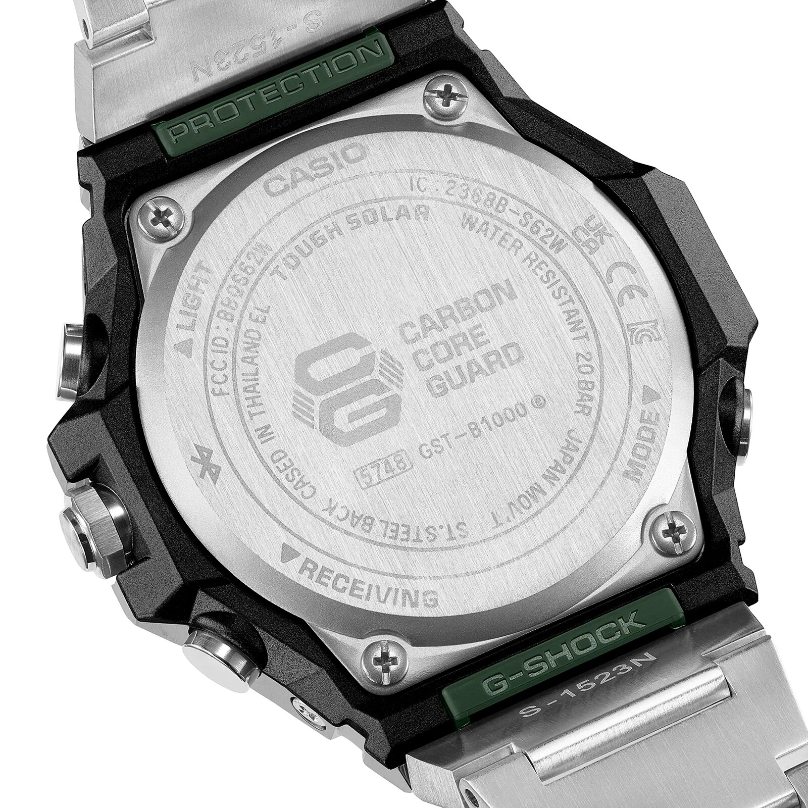 Casio G-SHOCK G-Steel GST-B1000 Series Mens Watch Green 46mm