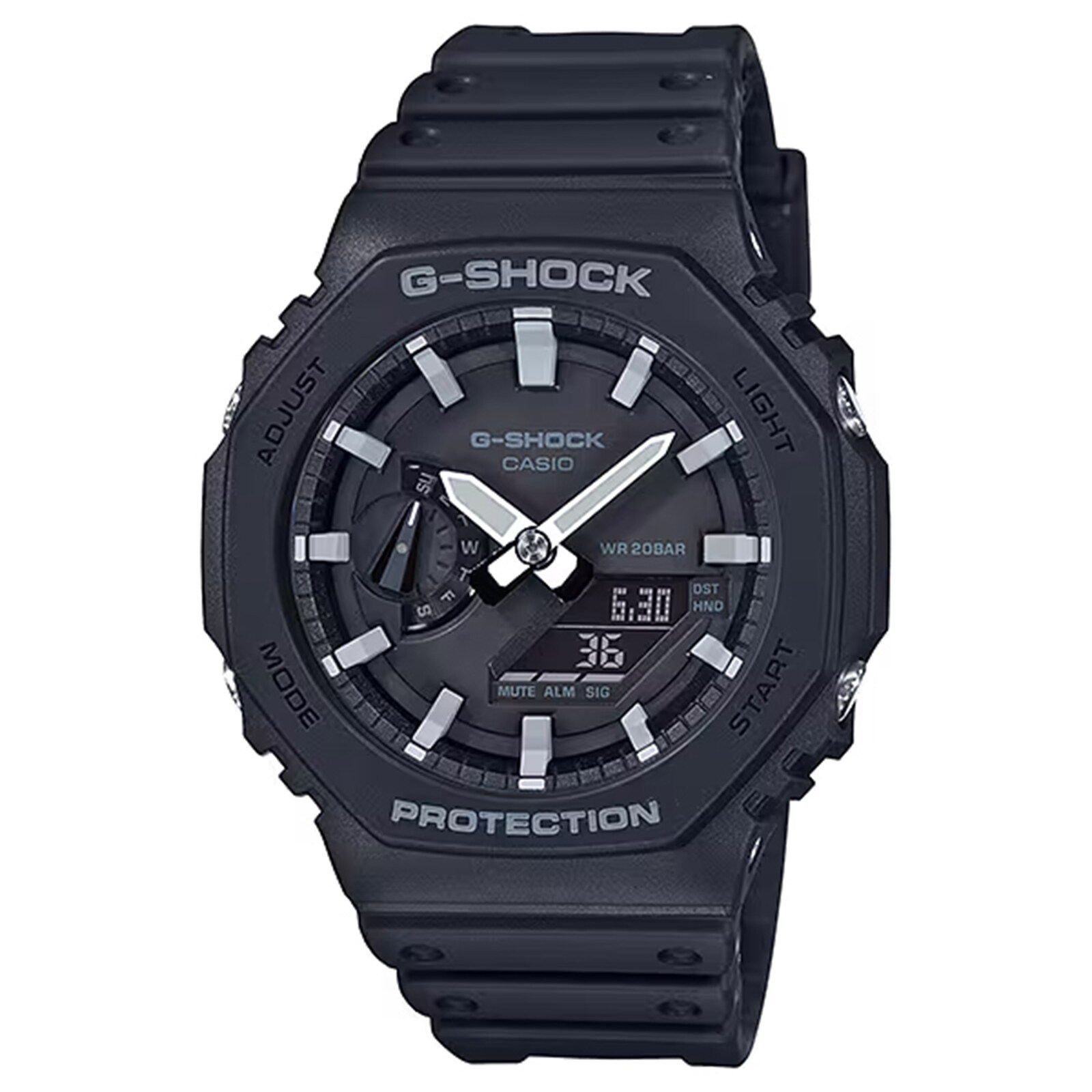 Casio G-SHOCK 2100 Series Analog-Digital Mens Watch Charcoal 48.5mm