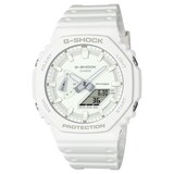 Casio G-SHOCK Analog-Digital 2100 Series Resin Mens Watch White 48.5mm