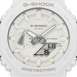 Casio G-SHOCK Analog-Digital 2100 Series Resin Mens Watch White 48.5mm