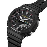 Casio G-SHOCK Analog-Digital 2100 Series Resin Mens Watch Black & Red 48.5mm