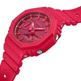 Casio G-SHOCK Analog-Digital 2100 Series Resin Mens Watch All-Red 48.5mm