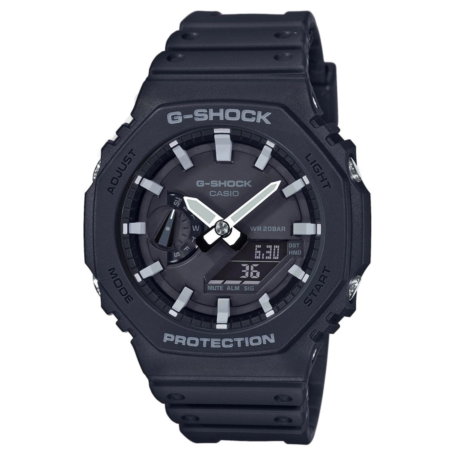 Casio G-SHOCK Analogue-Digital Quartz Mens Watch with Silicone Strap 48.5mm