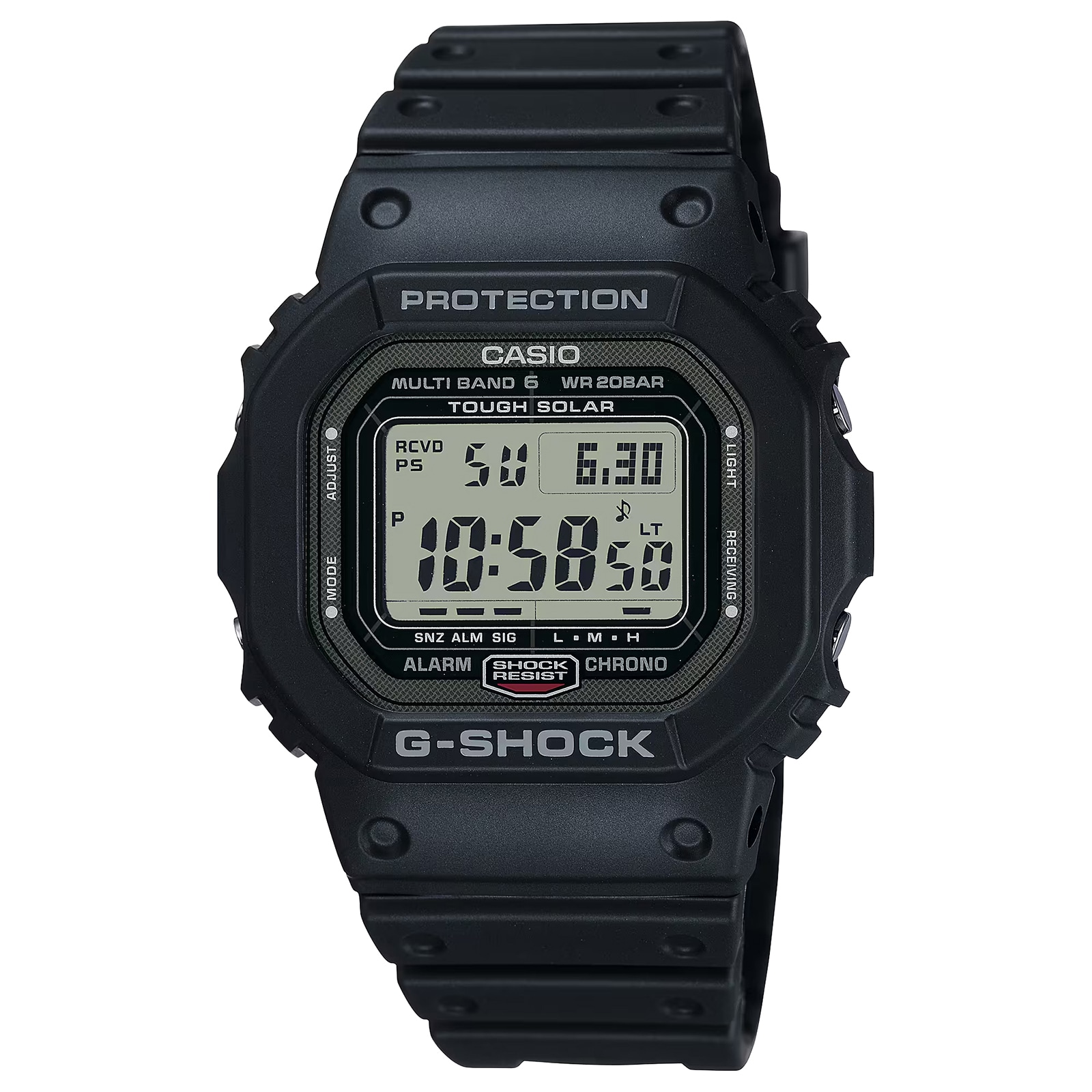 Casio G-SHOCK 5600 Series Black Metal Mens Watch 48.5mm