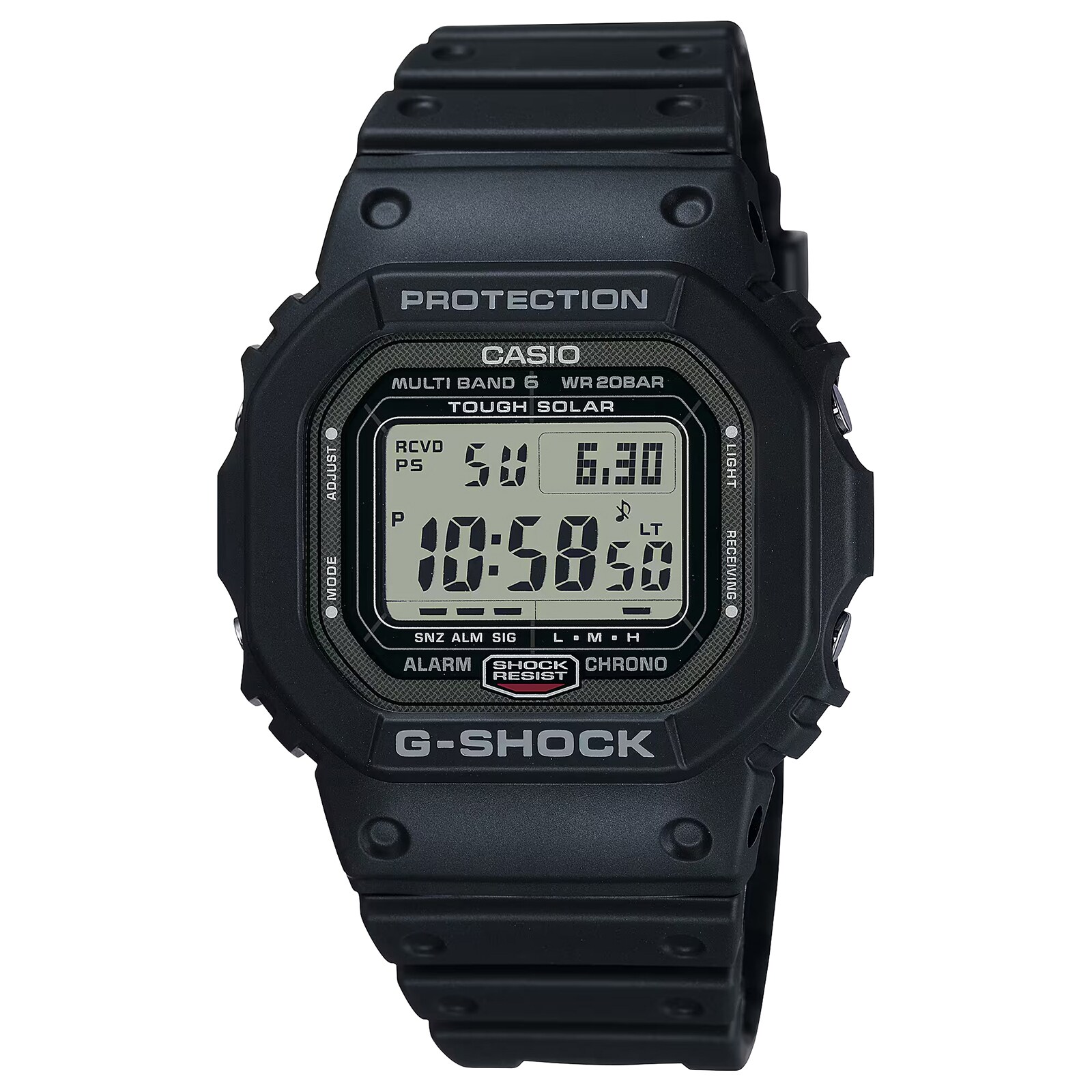 Casio G-SHOCK 5600 Series Black Metal Mens Watch 48.5mm