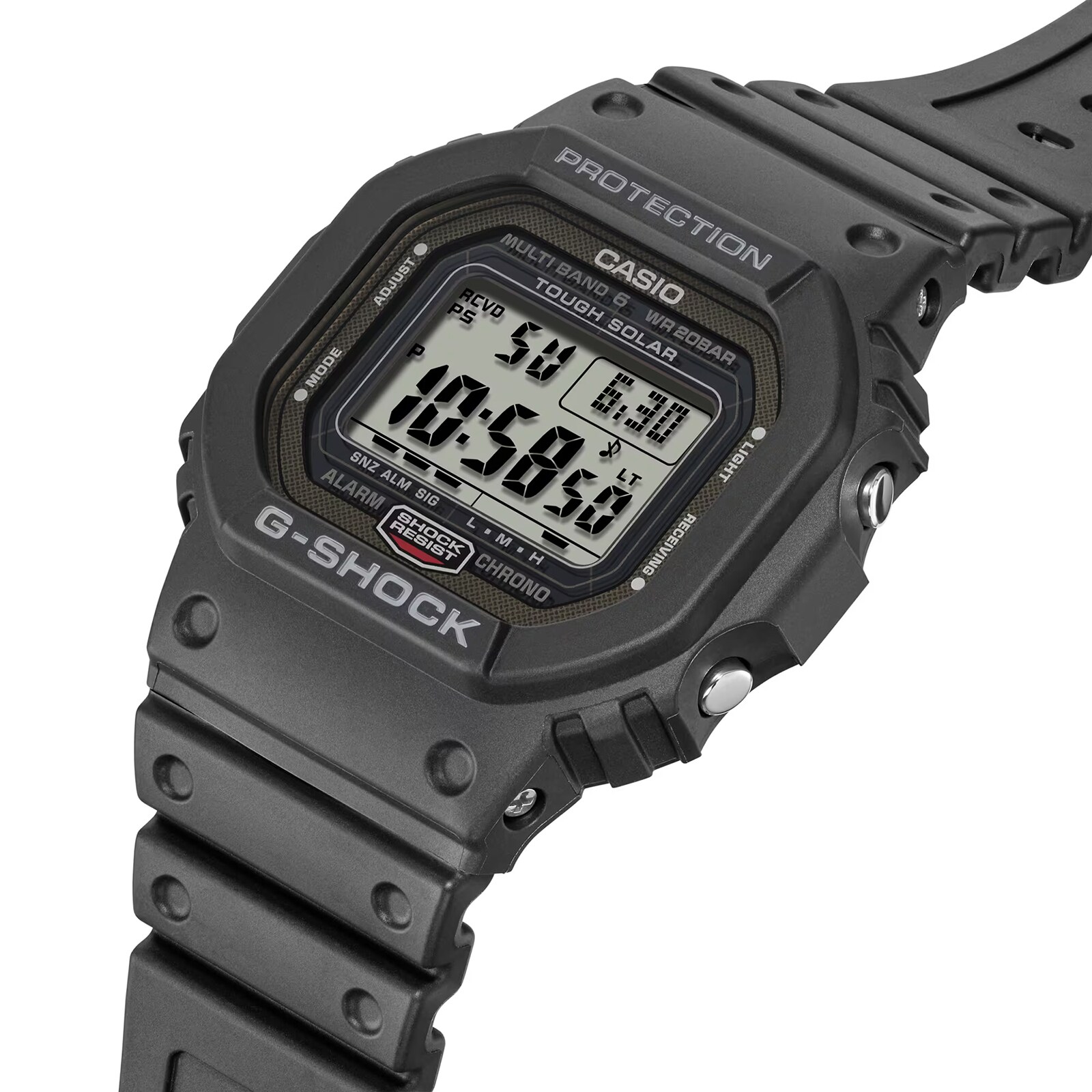 Casio G-SHOCK 5600 Series Black Metal Mens Watch 48.5mm