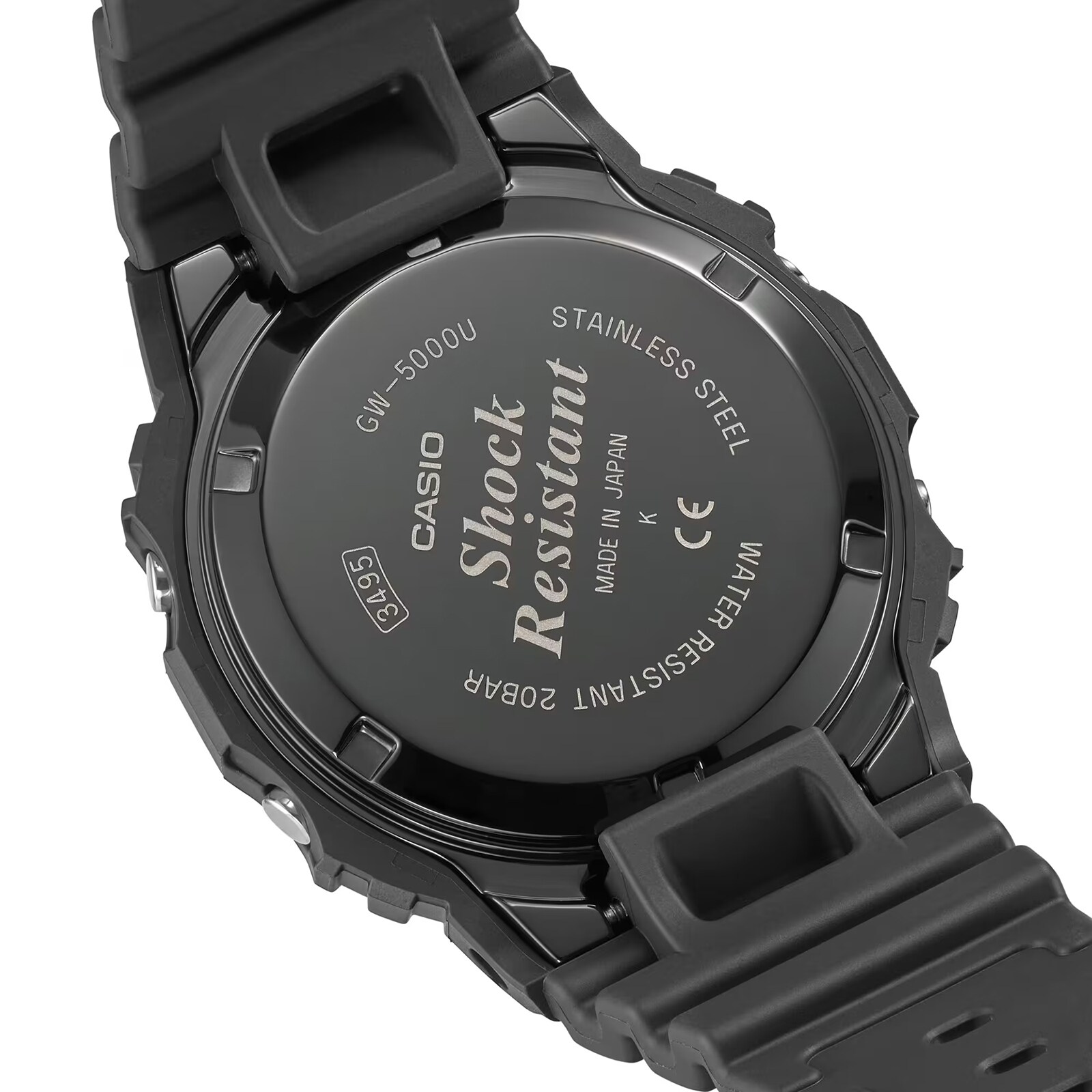 Casio G-SHOCK 5600 Series Black Metal Mens Watch 48.5mm