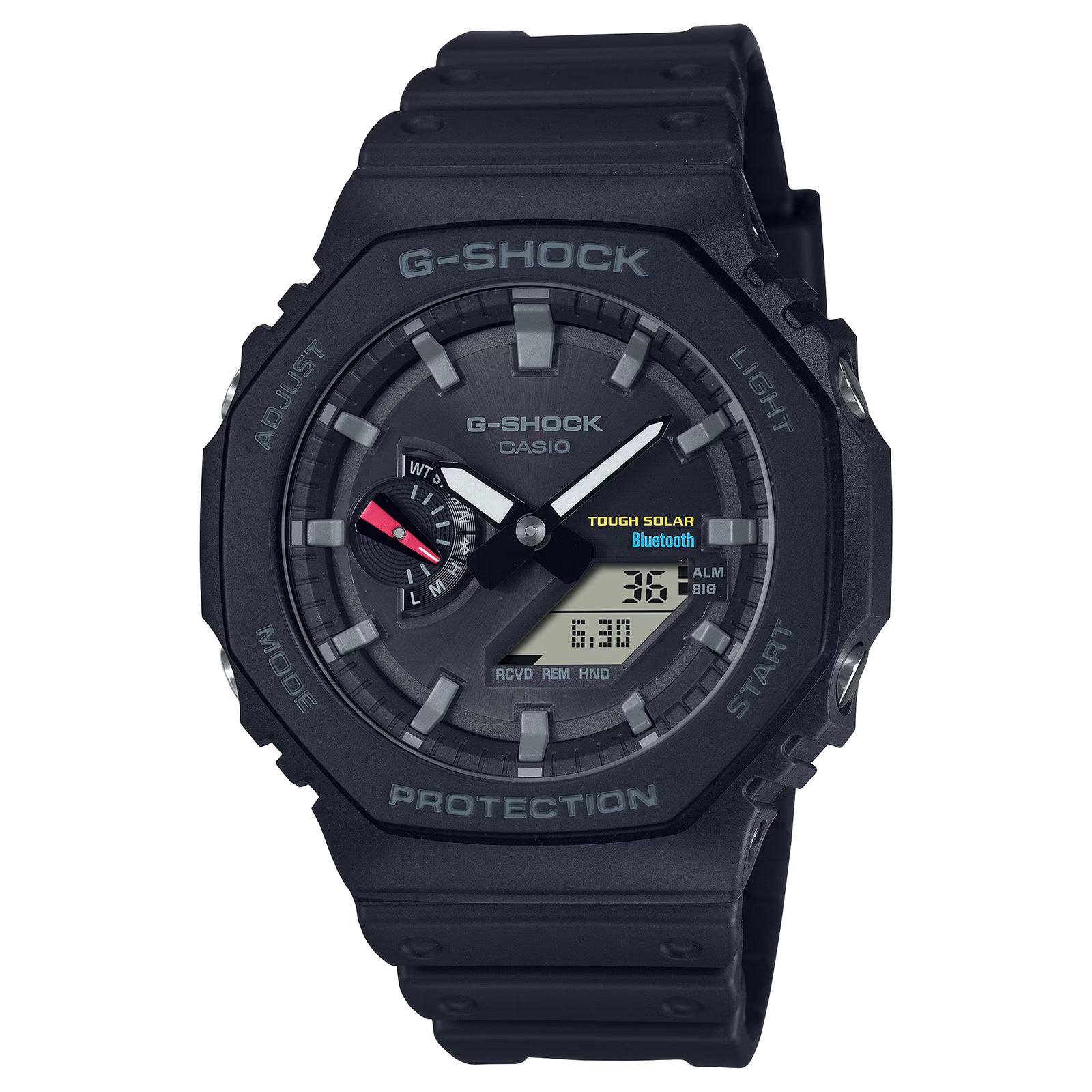 Casio G-SHOCK Analog-Digital 2100 Series Mens Watch Black 48.5mm