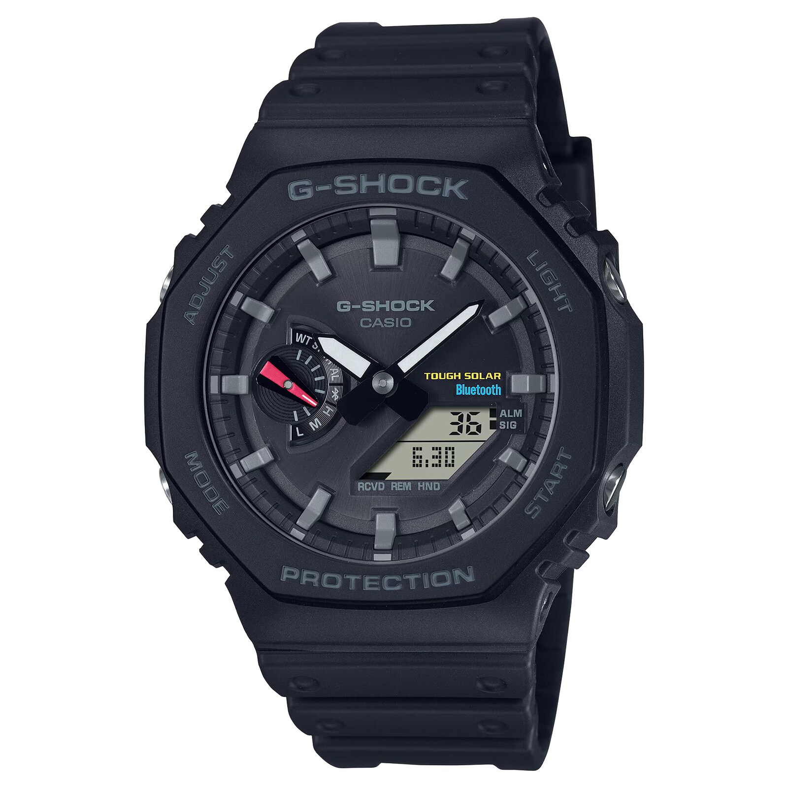 Casio G-SHOCK Analog-Digital 2100 Series Mens Watch Black 48.5mm