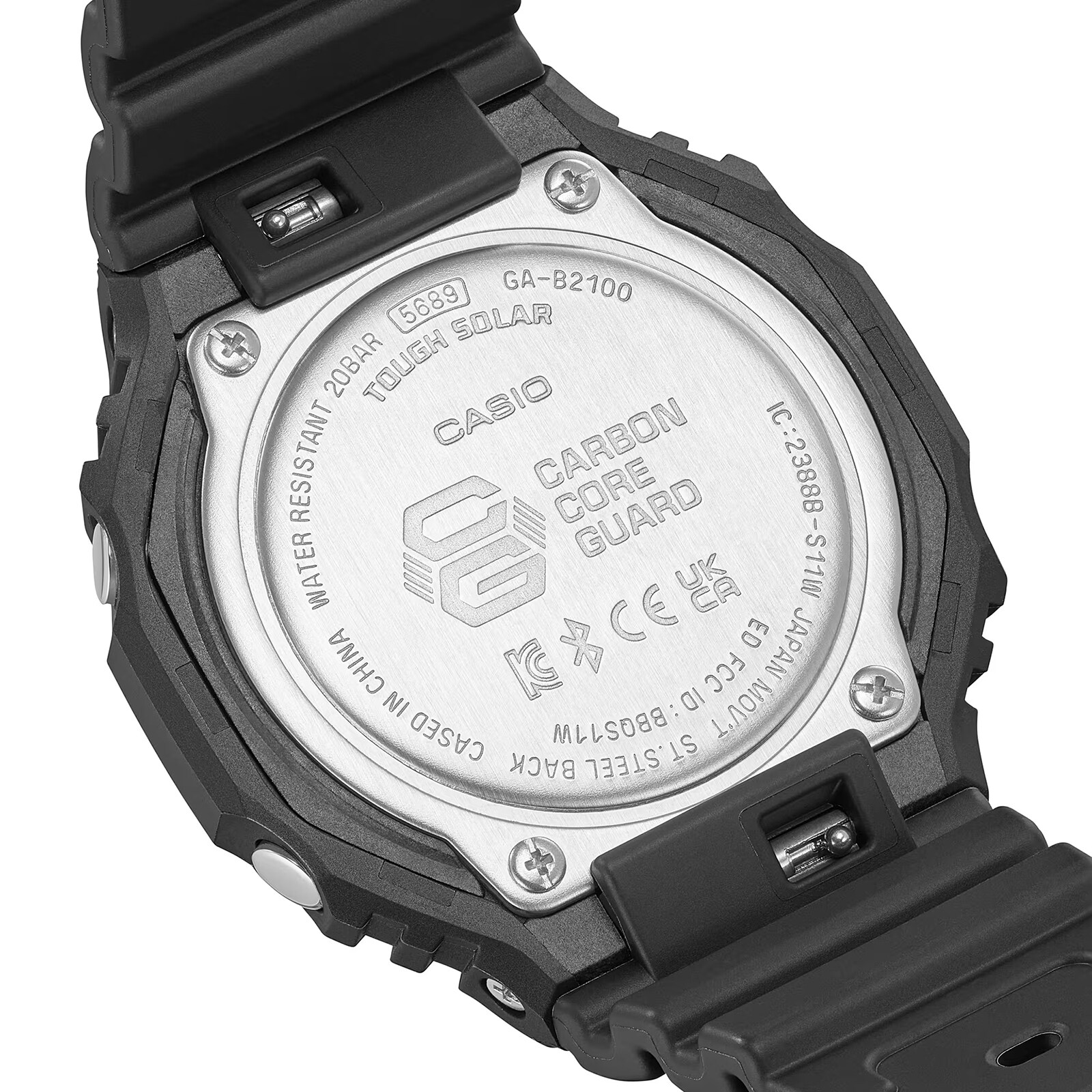 Casio G-SHOCK Analog-Digital 2100 Series Mens Watch Black 48.5mm