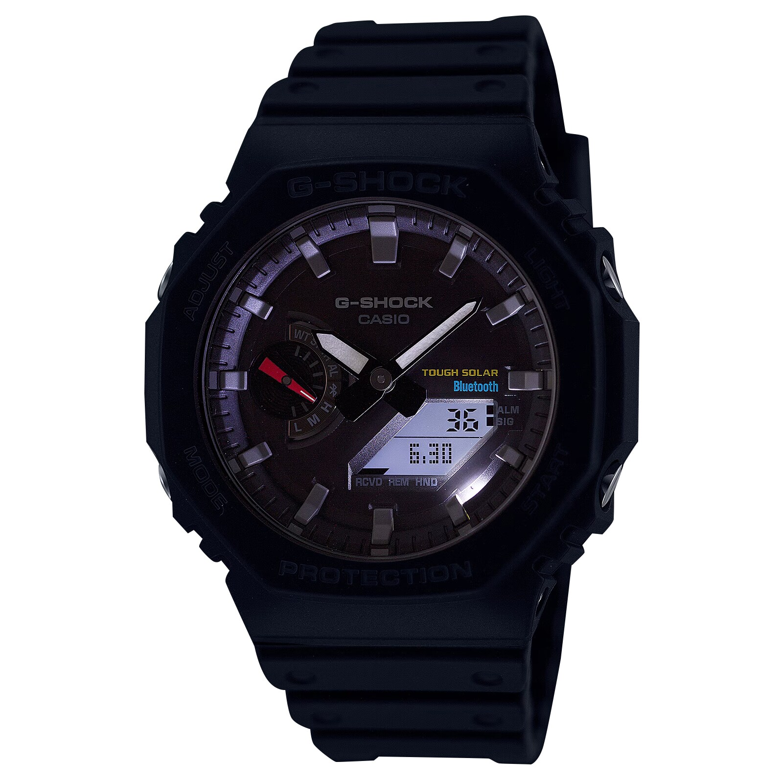Casio G-SHOCK Analog-Digital 2100 Series Mens Watch Black 48.5mm