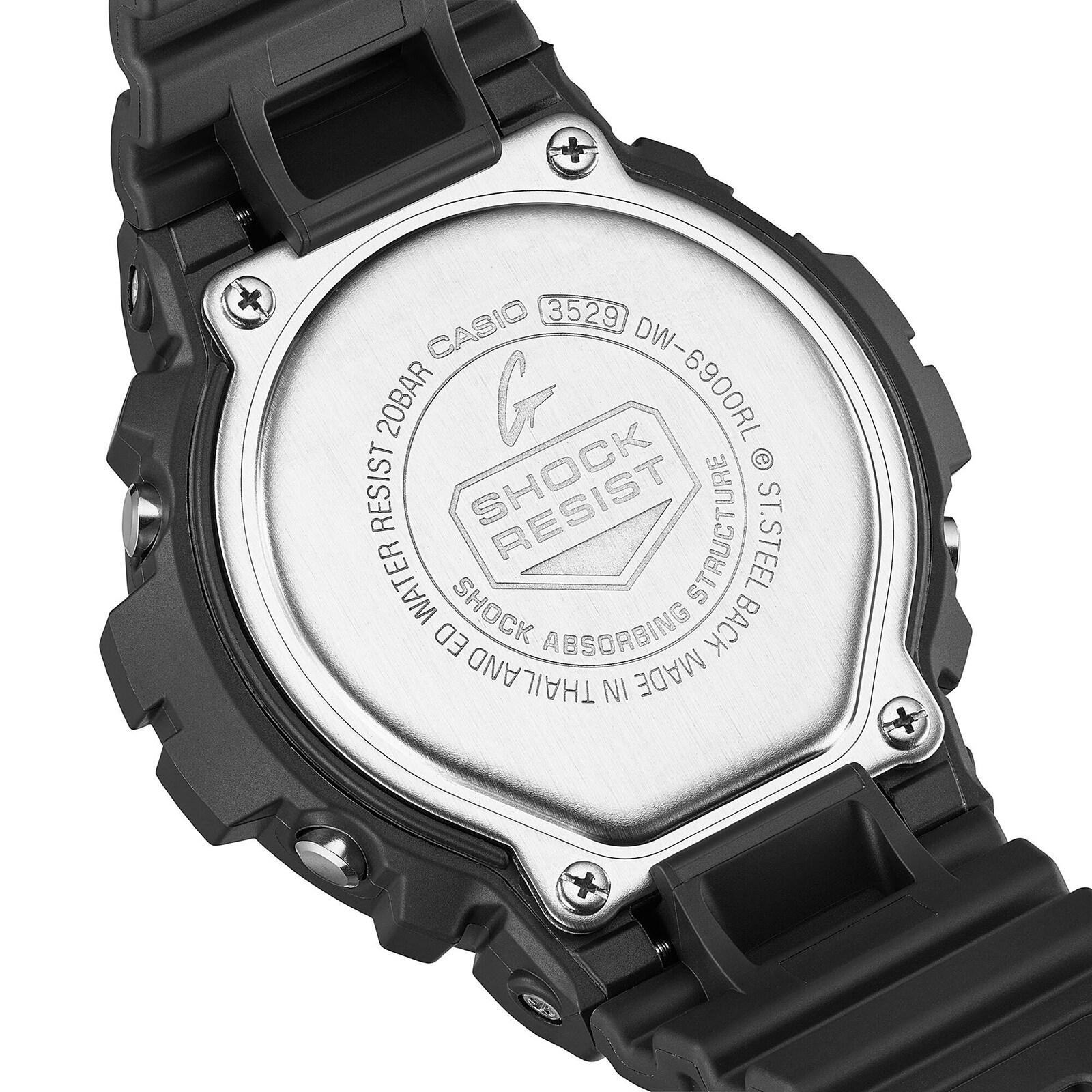 Casio G-SHOCK Digital Diver 6900 Series Resin Mens Watch Black 53mm
